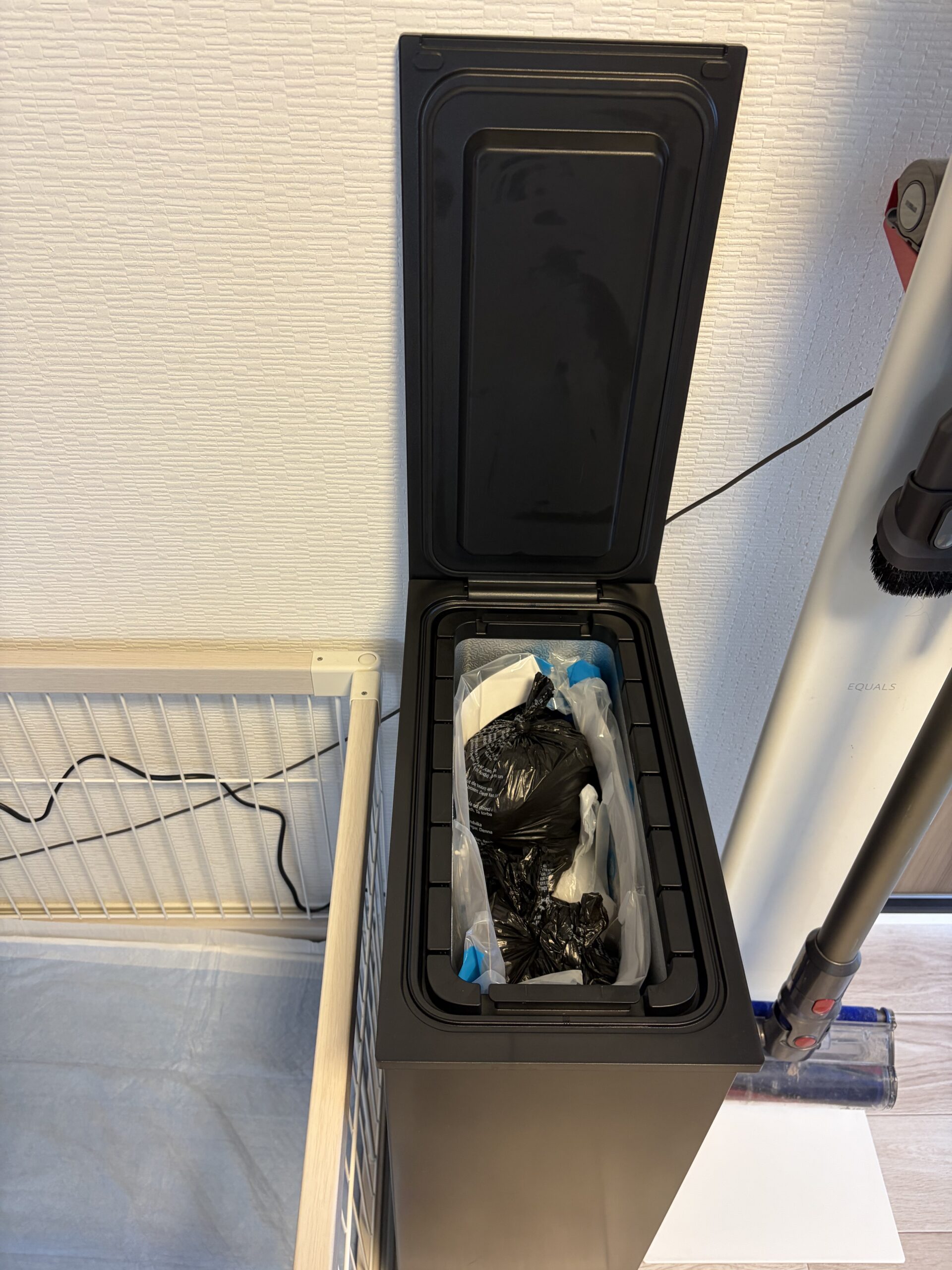 クリーンボックスのフタを開けた状態